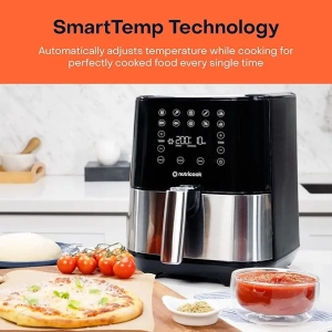 Nutricook Digital Air Fryer, 3.6 Liters, 1500 Watt, Silver Black – NC-AF204 -2