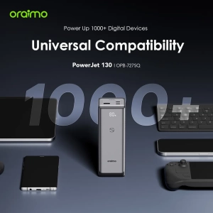 Power Bank oraimo OPB-727SQ 130W Black By sea-5