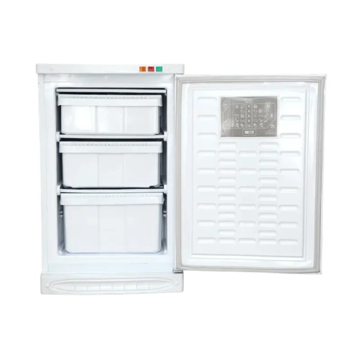 Alaska Upright Freezer 140 Liter- 3 Drawers-White-Defrost- UP140