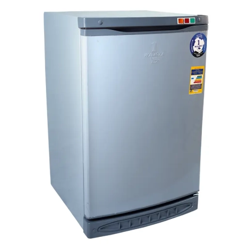 Alaska Upright Freezer 140 Liter- 3 Drawers-Silver-Defrost- UP140