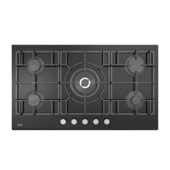 Beko Built-In Gas Hob, 5 Burners, Black– HISW 95226 SEL