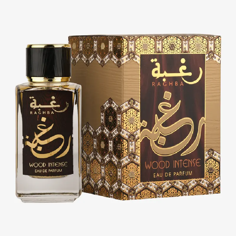 LATTAFA Raghba Wood Intense Eau de Parfum Spray For Men & Women, 100 ml