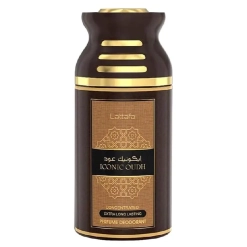 LATTAFA Iconic oudh Perfumed Spray For Men, 250 ml