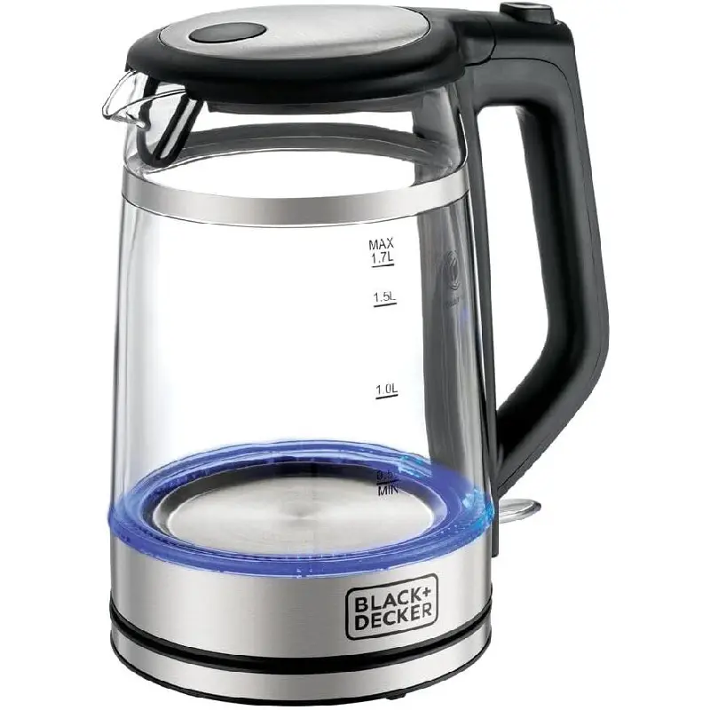 Black & Decker Electric Kettle - Silver Black - GK220