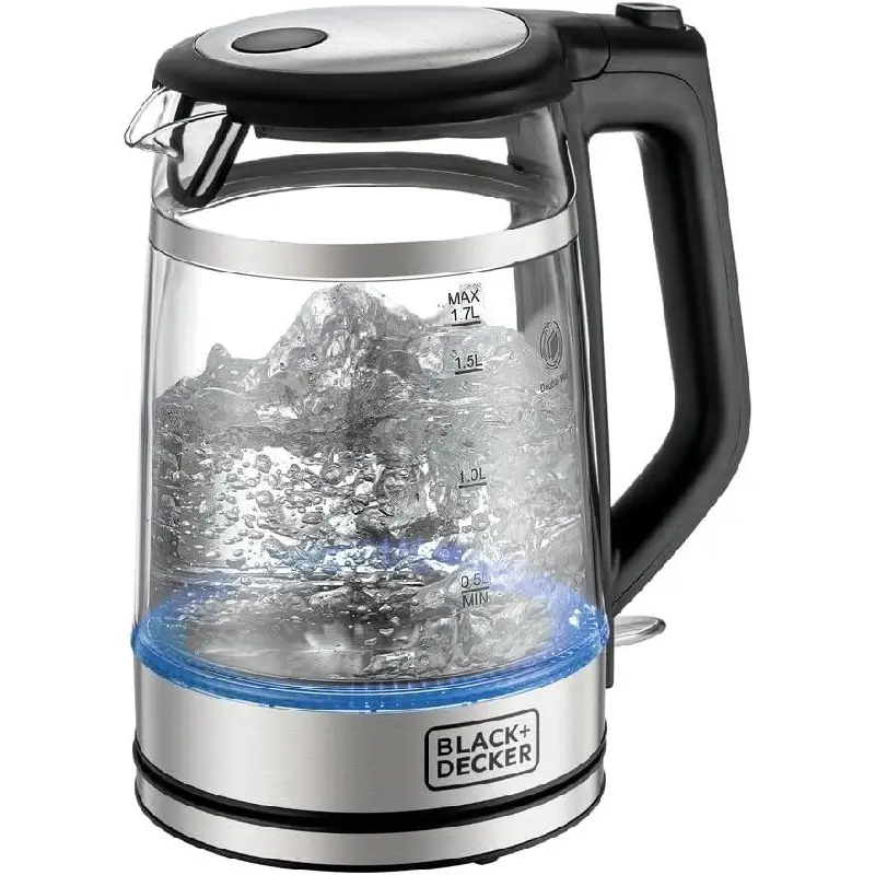 Black & Decker Electric Kettle - Silver Black - GK220