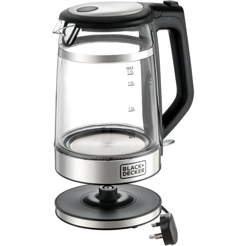 Black & Decker Electric Kettle - Silver Black - GK220