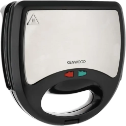 Kenwood 3 In 1 Sandwich Maker,750 Watt ,Black Silver - SMM01