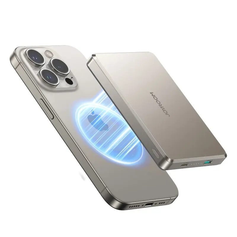 New PrJoyroom JR-PBM08 Pro 20W Metal Magnetic Wireless Power Bank 10000mAh oject (3)