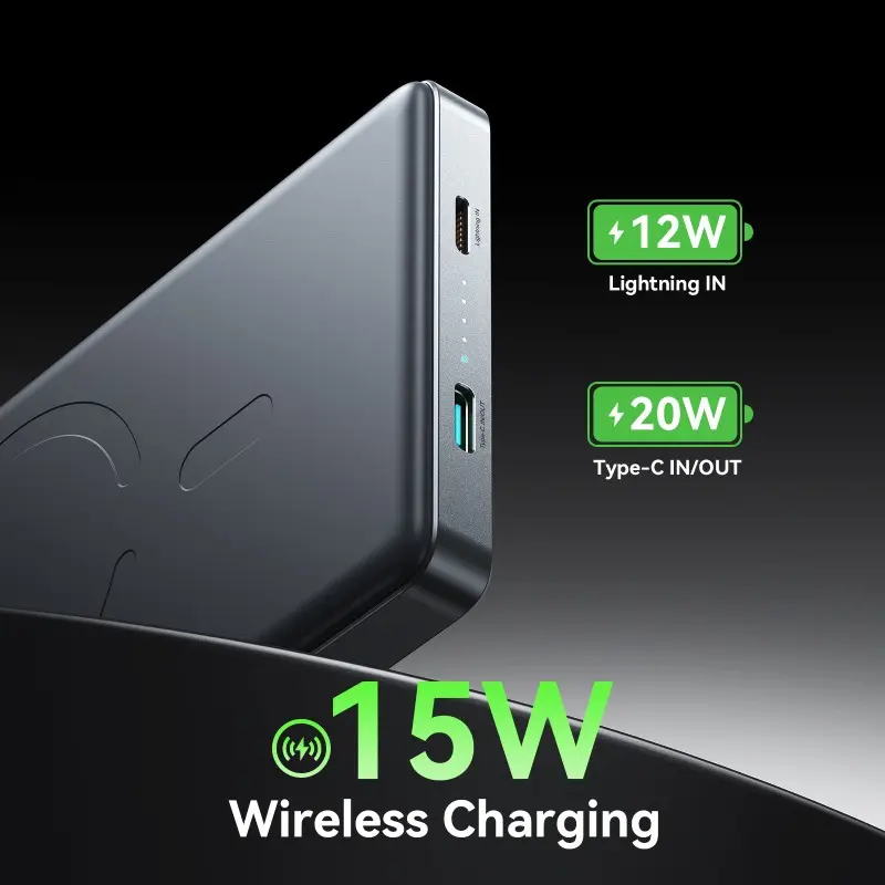 New ProjeJoyroom JR-PBM08 Pro 20W Metal Magnetic Wireless Power Bank 10000mAh ct (6)