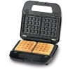 Kenwood Sandwich Maker 3 * 1 Waffle SMM02.000S - Black and Silver